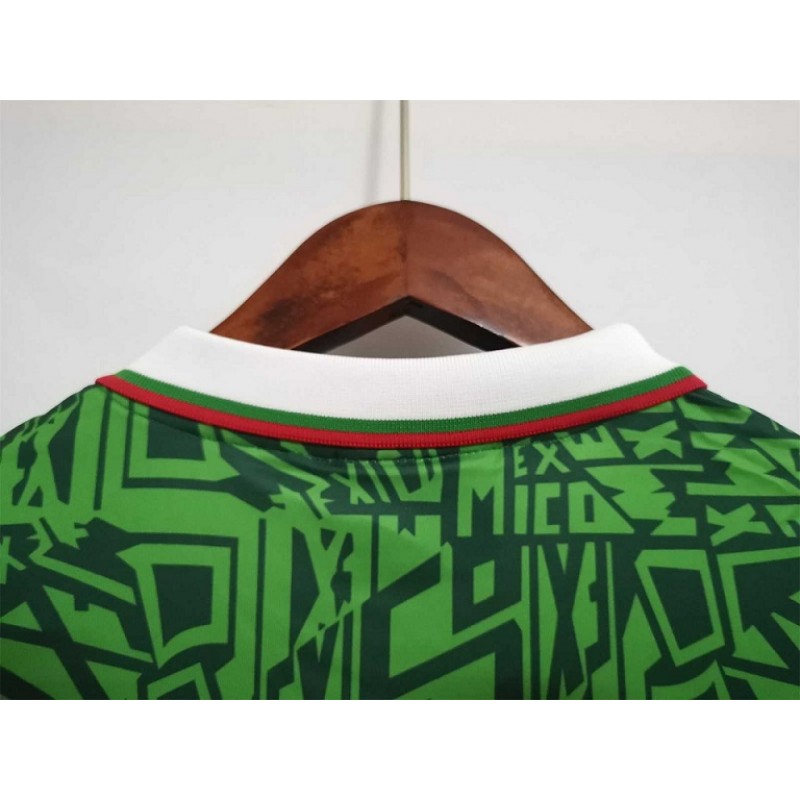 Mexico 1994 World Cup Home Green Soccer Jersey